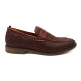 AMBITIOUS MOCASSINO 13479-7264 INTRECCIO MARRONE